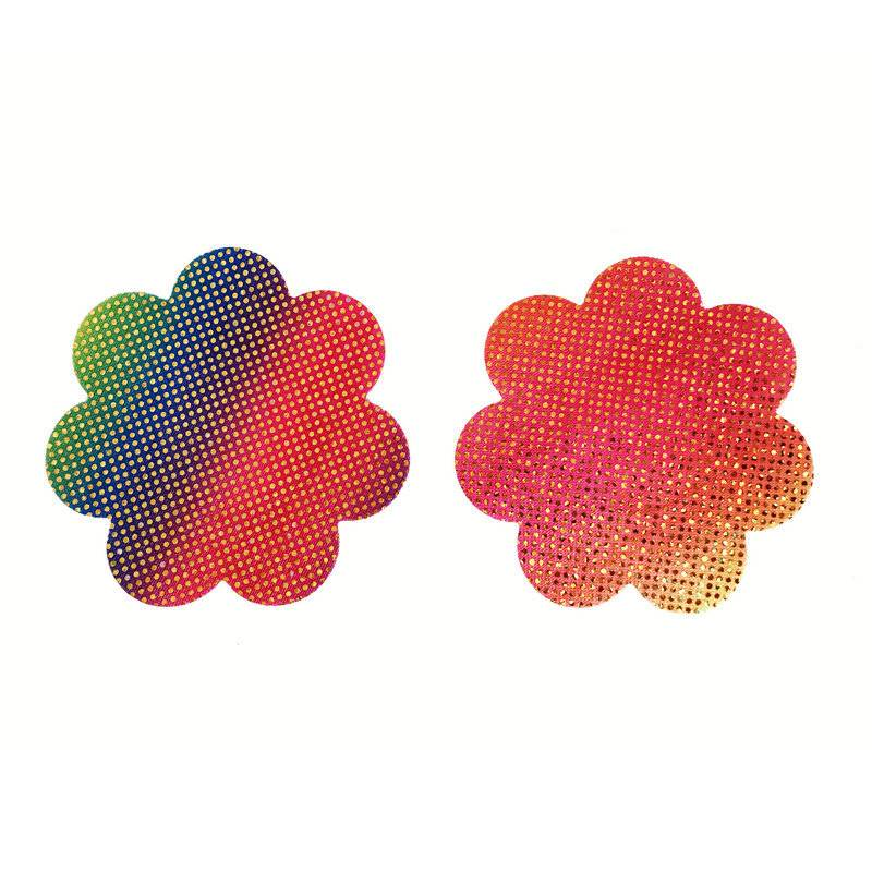 Διασυνοριακό επίθεμα areola, έμπλαστρο στήθους μίας χρήσης, αντι-διογκώδες σημείο, ανεξάρτητη συσκευασία, πολύχρωμο επίθεμα στήθους χρώματος ουράνιου τόξου_voghion.com