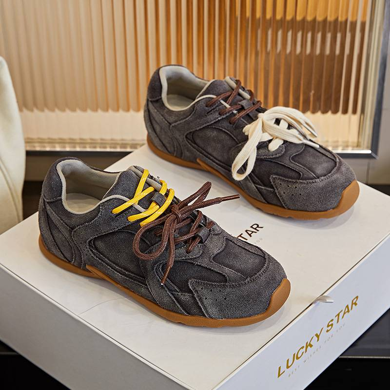 Mingliu Forrest Gump Shoes Women's 2025 Spring New Style Wasteland Vintage Dad Shoes Women's Casual Versatile Sports Women's Shoes Trend_voghion.com