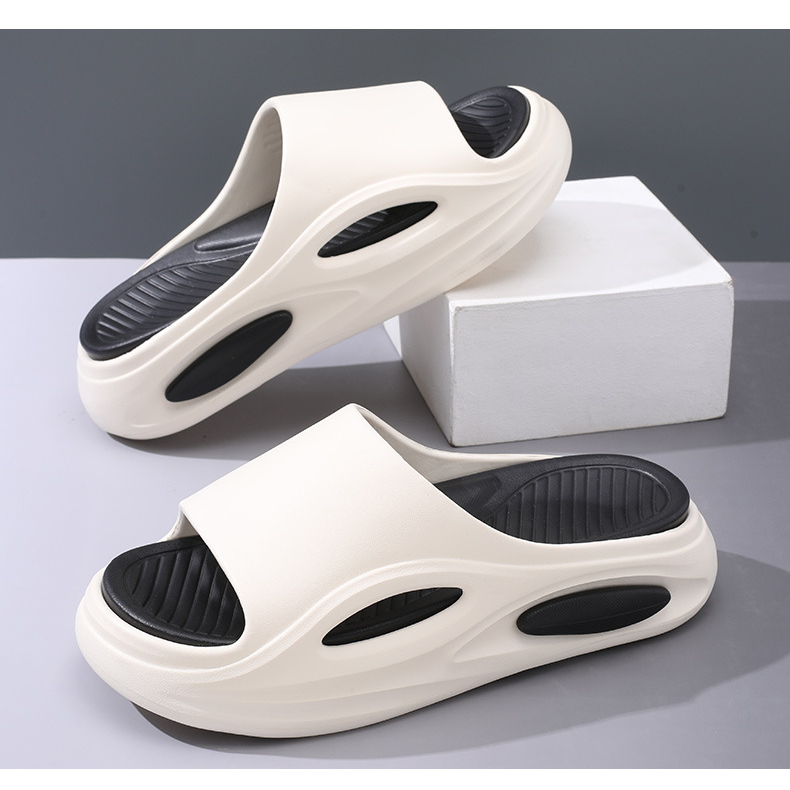 Men's And Women's Thick Sole Non-slip Increase Flip-flops Casual Fashion Soft Sole Beach Sandals Men_voghion.com