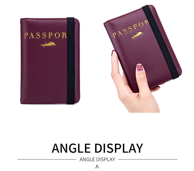 Funda para pasaporte, bolsa para pasaporte RFID, multifuncional, para mujer, para viajes, para hombre y mujer, antirrobo._voghion.com