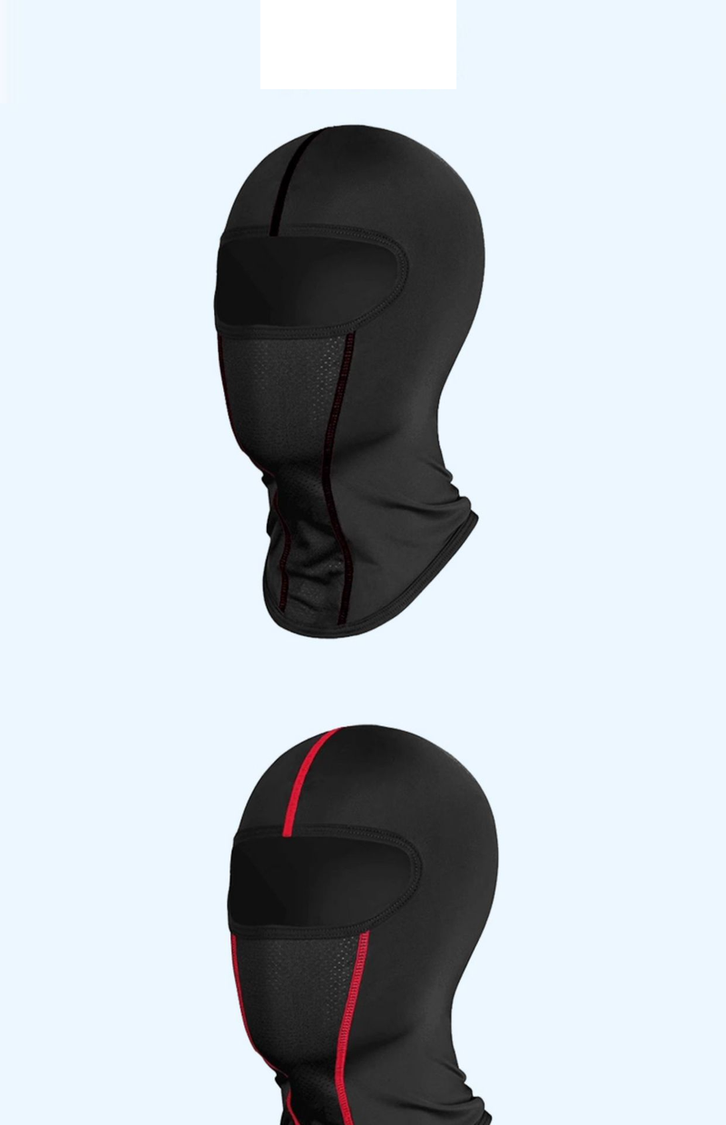 Sport-Gesichtsmasken Ice Silk Cool Touch Leichte und atmungsaktive Fahrradkopfbedeckung Devil Hat_voghion.com
