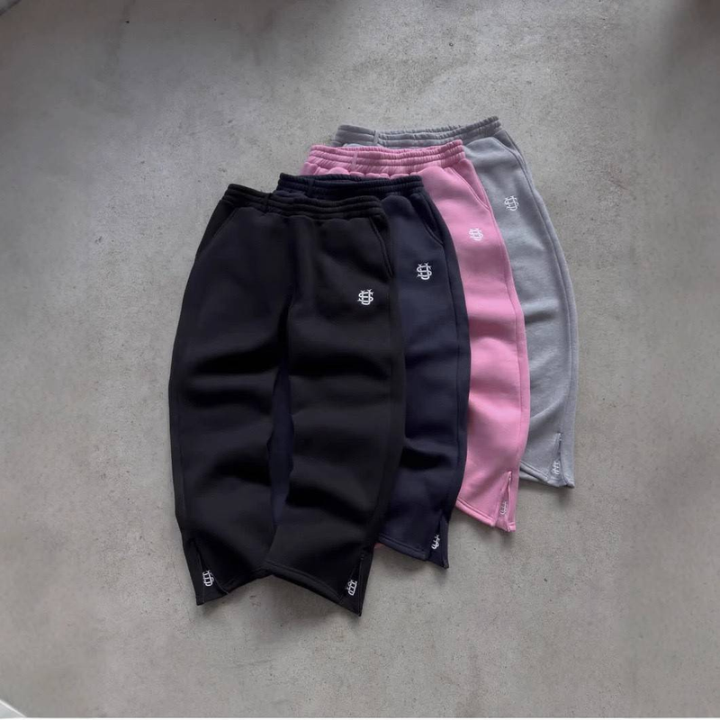 Pantalon large à rayures, coupe ample, taille haute, décontracté, grande taille, ceinture élastique avec cordon de serrage, tissu polyester_voghion.com