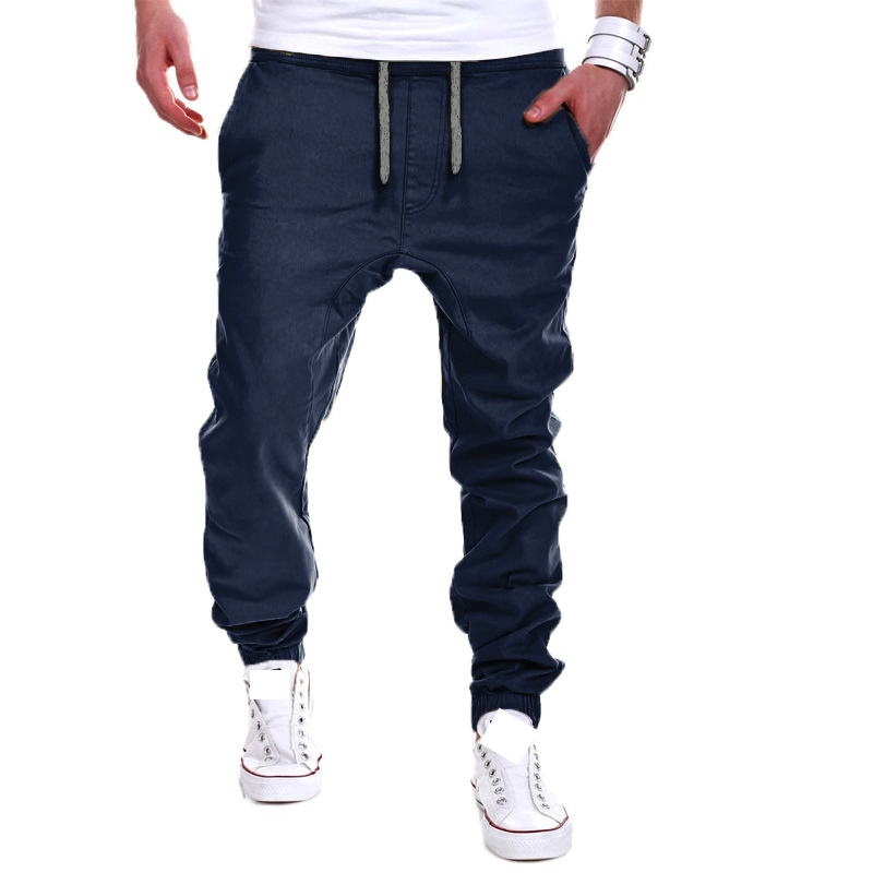 Pantalones deportivos casuales con cordón para hombre: transpirables, holgados y con cintura elástica, ideales para gimnasio y uso diario (varios colores y tallas disponibles)._voghion.com