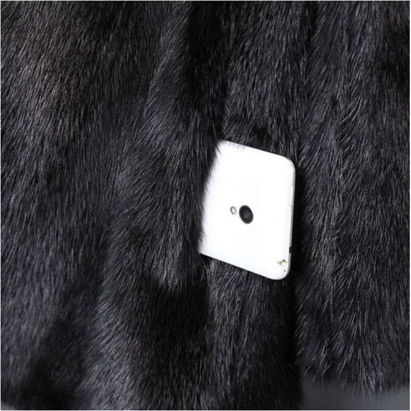 Giacca in pelliccia sintetica da donna – Elegante cappotto corto in pelliccia sintetica con collo alto (da taglie piccole a taglie forti)_voghion.com