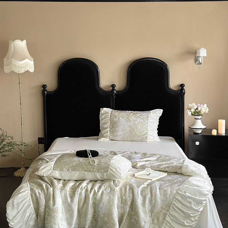 Set di biancheria da letto 2/3/4 pezzi trapunta quattro pezzi trapunta per dormire nuda in lyocell con aria condizionata trapunta sottile doppia da 1,8 m_voghion.com