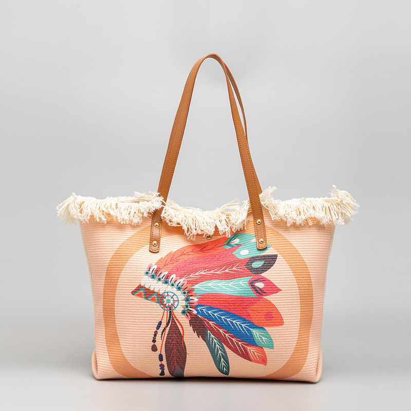 Damentasche im Bohemian-Ethno-Stil aus Segeltuch mit großer Kapazität und Nischen-Design_voghion.com