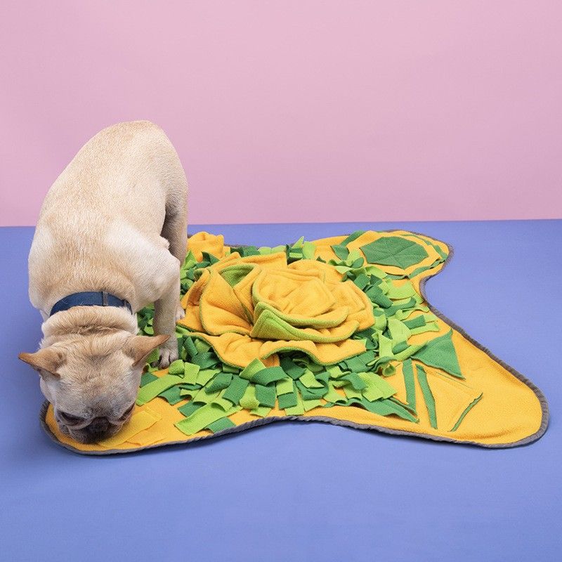 Kawaii New Pet Sniffing Mat Cat Dog Smart Slow Feeder Bowl Stress Toy Emotional Relief For Dogs_voghion.com