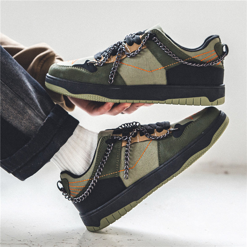 Scarpe da passeggio casual da uomo Scarpe da trekking antiscivolo con lacci Scarpe da trekking per uomo Moda leggera_voghion.com