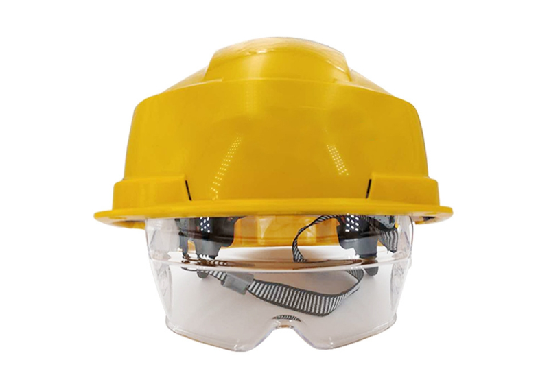 Safety Helmet With Goggles ABS Anti Smash Construction Site Nuclear Power Special_voghion.com