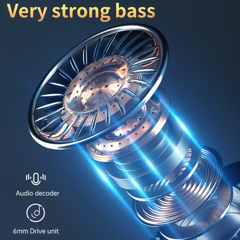 F9-47 Truee Wireless Stereo Mini Toucoh Control Słuchawki douszne Bluetooth kompatybilne ze sportowymi słuchawkami z latarką_voghion.com