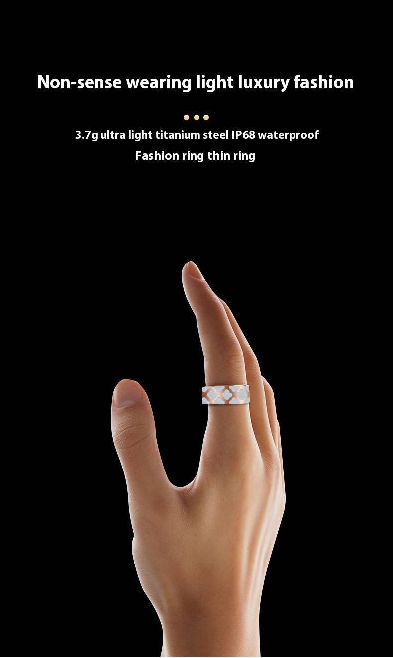 Titanium Smart Ring - Blood Pressure, Blood Oxygen & Sleep Monitor With 24/7 Activity Tracking_voghion.com