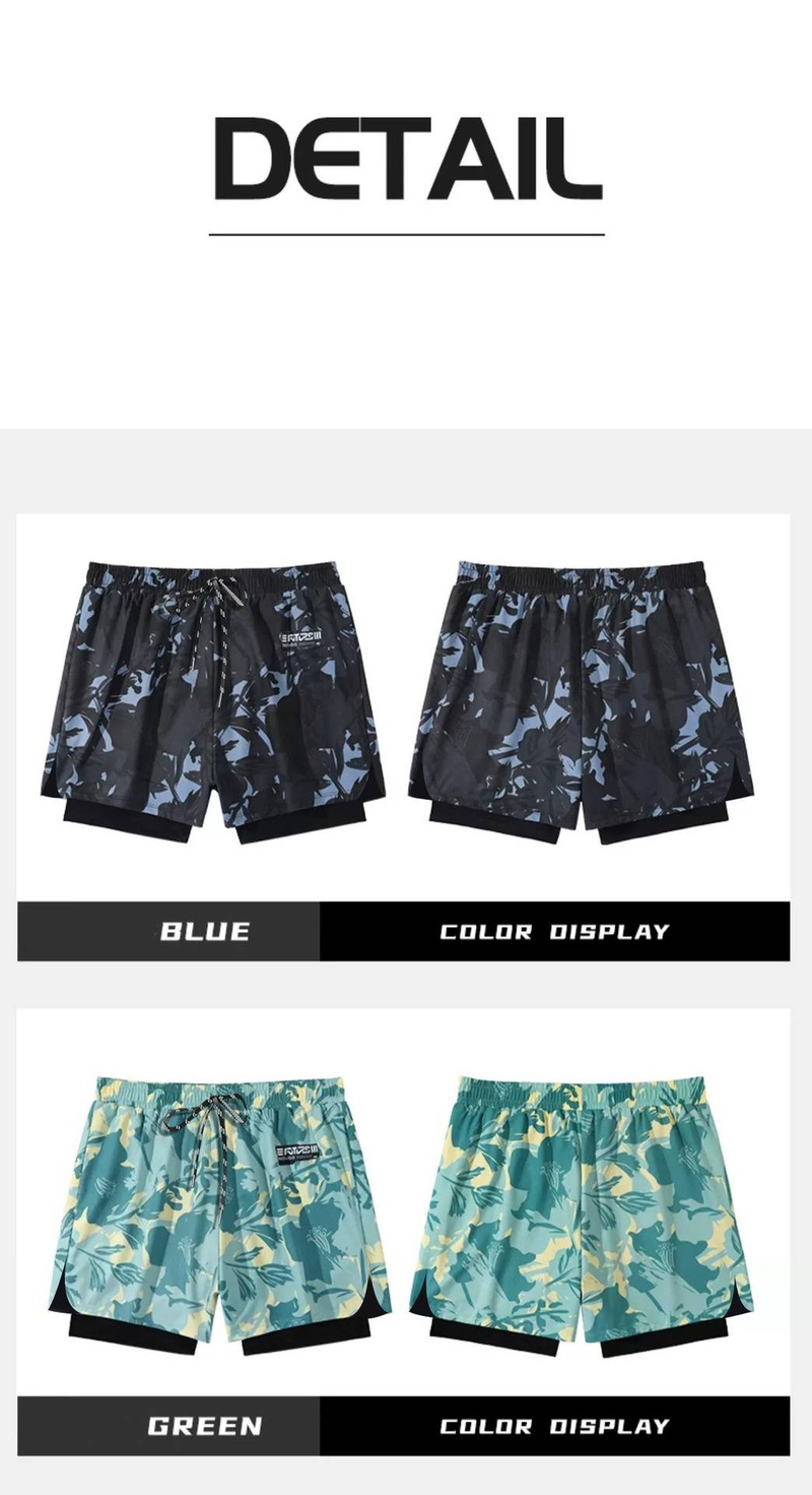 Maillots de bain pour hommes, pantalons de plage amples grande taille, short de bain, protection solaire, baignade dans les sources chaudes, maillots de bain pour hommes_voghion.com