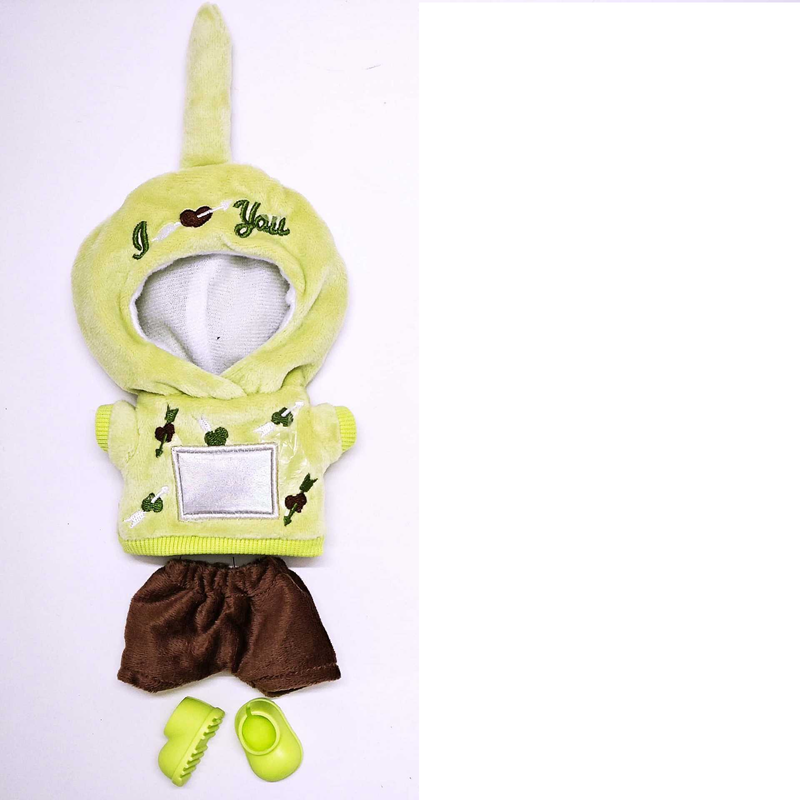 Ropa de muñeca (solo ropa de bebé) Ropa de bebé LBB de 1.ª, 2.ª y 3.ª generación Conjunto de ropa y zapatos de Teletubbies de 15 cm y 17 cm_voghion.com