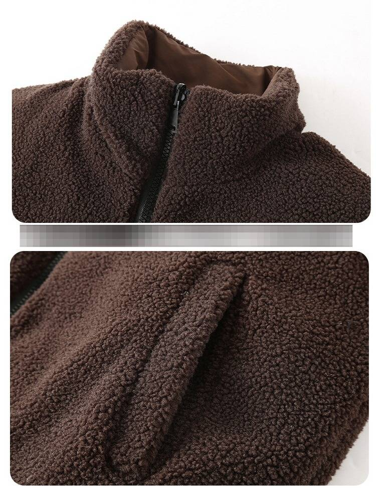 "Omkeerbaar fleecevest voor heren - Winterwarm dubbelzijdig gilet in zwart, grijs en bruin (maten M-5XL)"_voghion.com