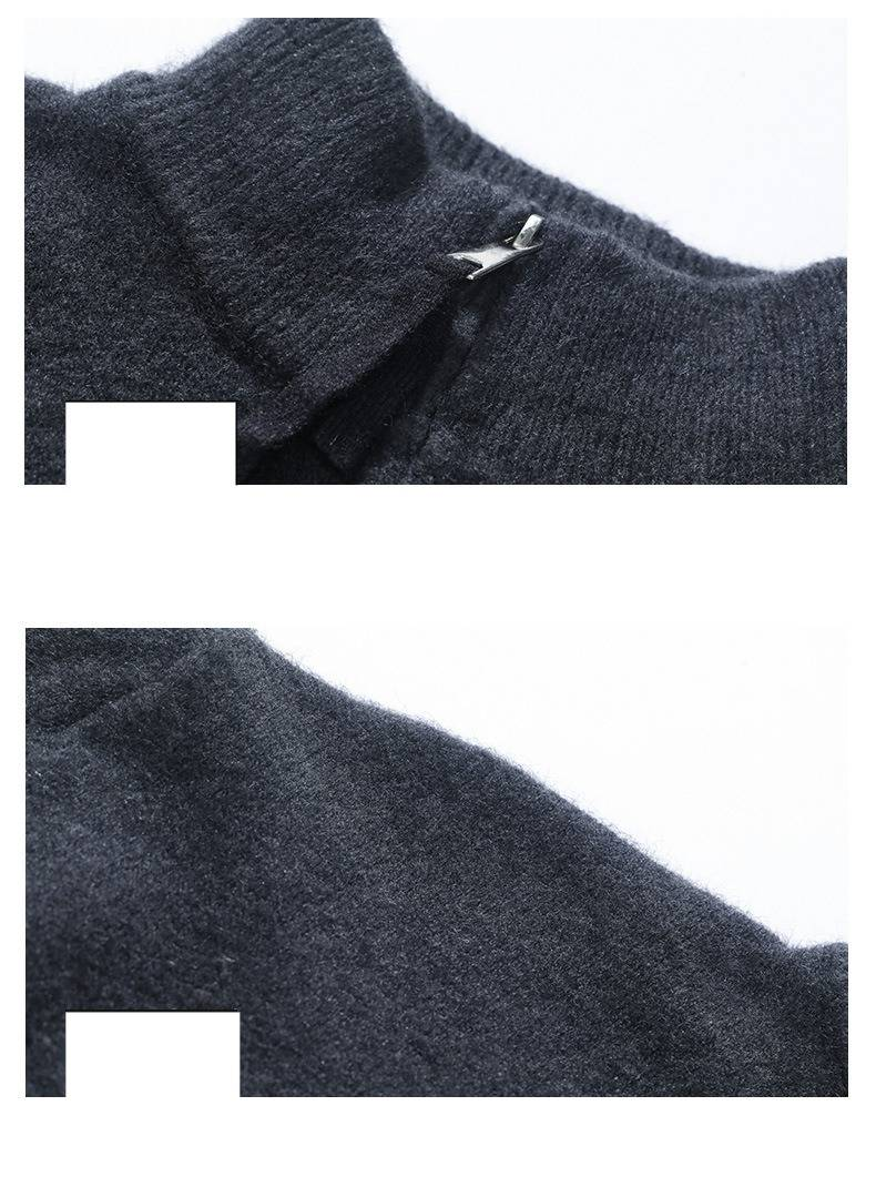 Men's Casual Knit Sweater With Relaxed Fit, Round Neck Long Sleeve, Breathable & Soft, Oversized Pullover For Autumn & Winter_voghion.com