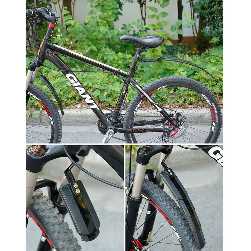 Garde-boue universel et portable pour vélo de montagne, pliable, rétractable, 26 ou 27,5 pouces_voghion.com