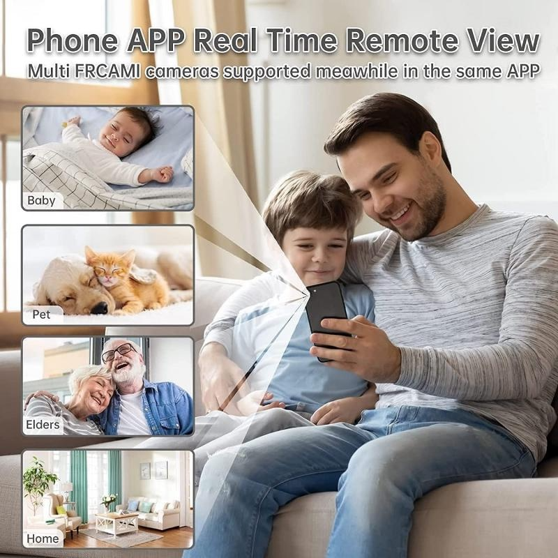 (1/2/4 szt.) 2023 Kamera Mini WiFi Szpieg Full HD 1080P Bezprzewodowa Ukryta Kamera Aktywowana Noktowizor Bezpieczeństwo Niania Kamera Nadzorcza Do Samochodu Dom Biuro_voghion.com
