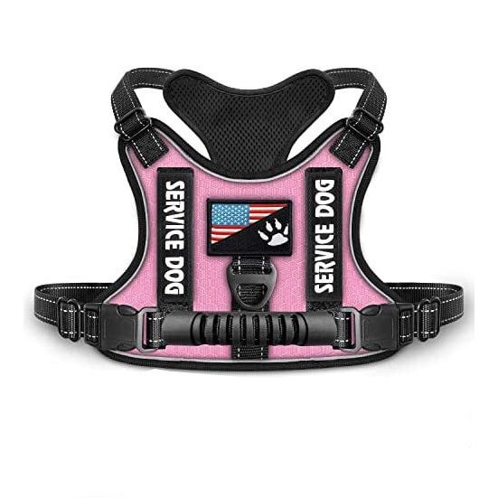 New Explosion-Proof Shock Absorption Night Vision Reflective Pet Chest Harness Vest-Style Leash_voghion.com