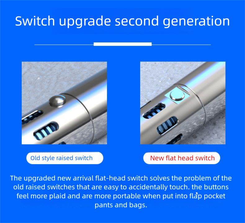 Neu Helligkeit Taschenlampe Outdoor Ultra Helle Lange Palette Wiederaufladbare Laser High Power Mini Tragbare Edelstahl_voghion.com