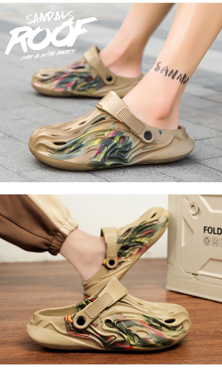 Men's Non-slip Wear Sports Sandals For Beach Slippers_voghion.com