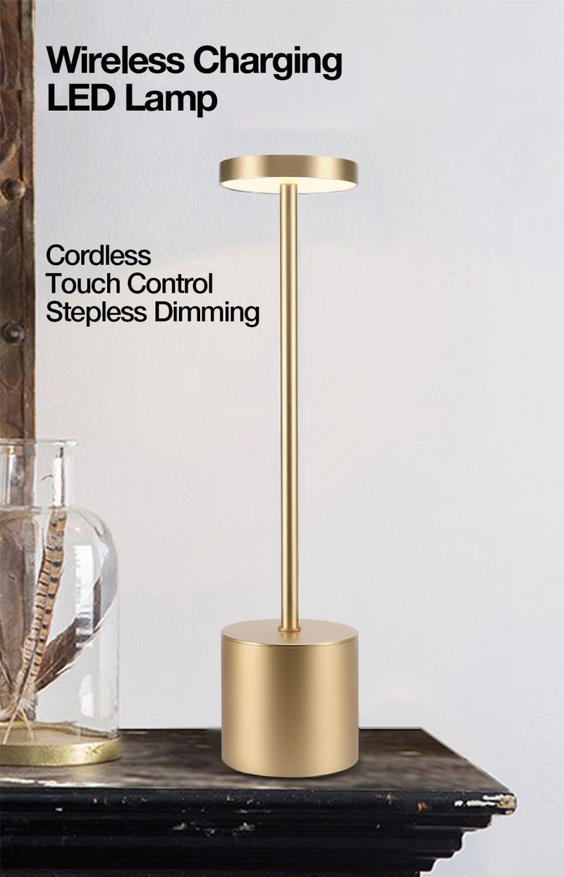 Modern Style Touch Sensor Table Rechargeable Cordless Desk Lamp 3 Color Adjustable Temperatures LED Night Light_voghion.com