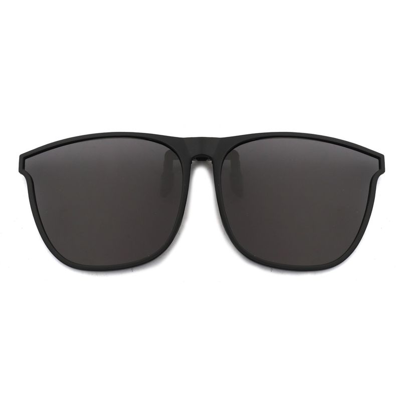JM Übergroße polarisierte Sonnenbrille zum Anklipsen, modisch, quadratisch, für Damen und Herren, groß, zum Aufklappen, UV400_voghion.com