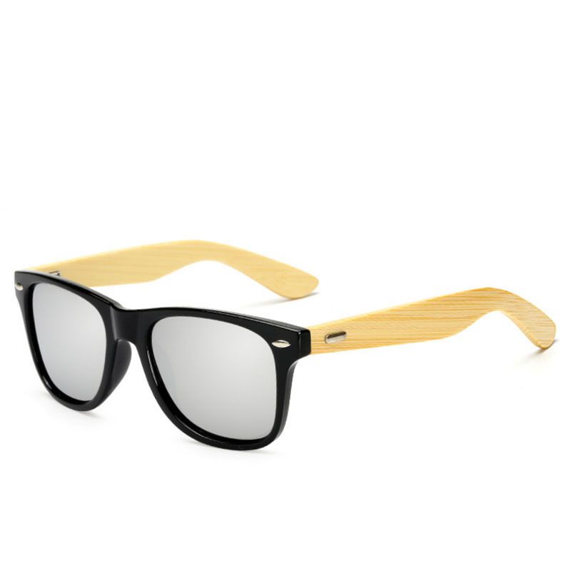 Occhiali da sole da guida con rivetti quadrati e personalità, nuovi, in bambù_voghion.com