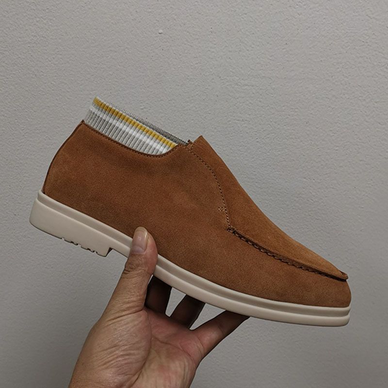 Erkekler İçin Yeni Stil Yeni Slip-On Loafer'lar, Düz, Şık, Günlük, Çok Yönlü, Hafif ve Rahat Ayakkabılar_voghion.com
