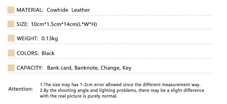 Portefeuille pour homme, portefeuille long en cuir de vache véritable de haute qualité, première couche de cuir de vache véritable_voghion.com