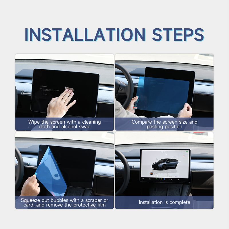 Suitable For Tesla New Model 3 Y Screen Tempered Glass Central Control Protective Display HD Film_voghion.com