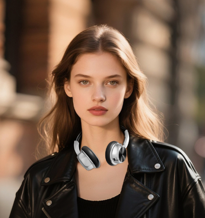 Trendy American Style Metal Headband Music Sports Wireless Bluetooth Headphones Noise Cancelling Headset 2025 New Model_voghion.com