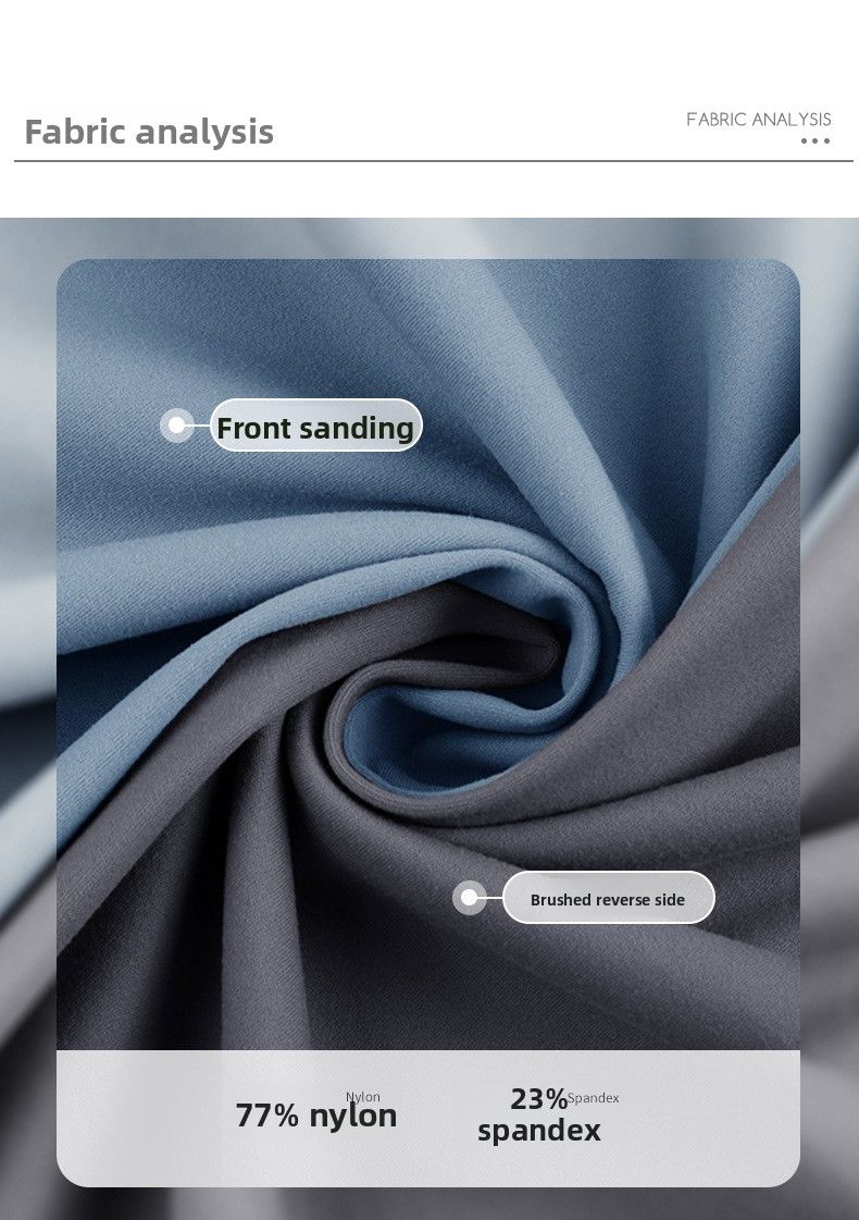 Yoga double face brossé pour femmes, sensation de nudité, sans lignes gênantes, course serrée, sport, taille haute, lifting des fesses_voghion.com