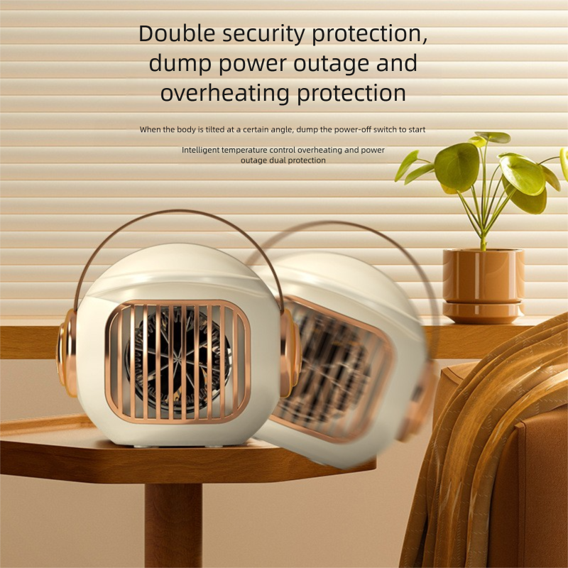 Mini Desktop Electric Heater - Silent Fast Heating Personal Warmer For Home Office Desk Dormitory, Gift Idea_voghion.com
