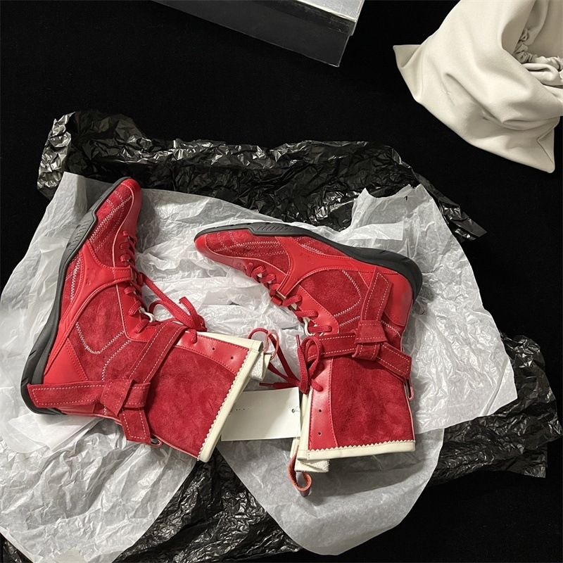 Stivali da boxe da donna 2025, nuovi stivali da boxe da donna, alla moda, indispensabili per l'outdoor, in pelle scamosciata di mucca lucida, fatti a mano, da caccia alle anatre, per donna_voghion.com