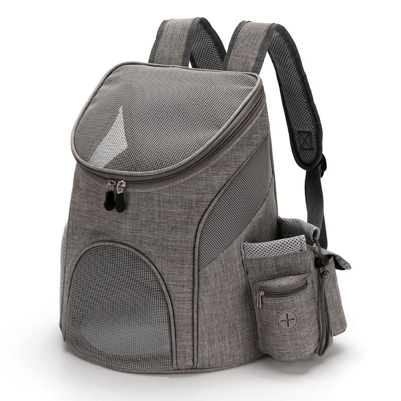 Outdoor Portable Cat Dog Carrier Foldable Pet Chest Backpack_voghion.com