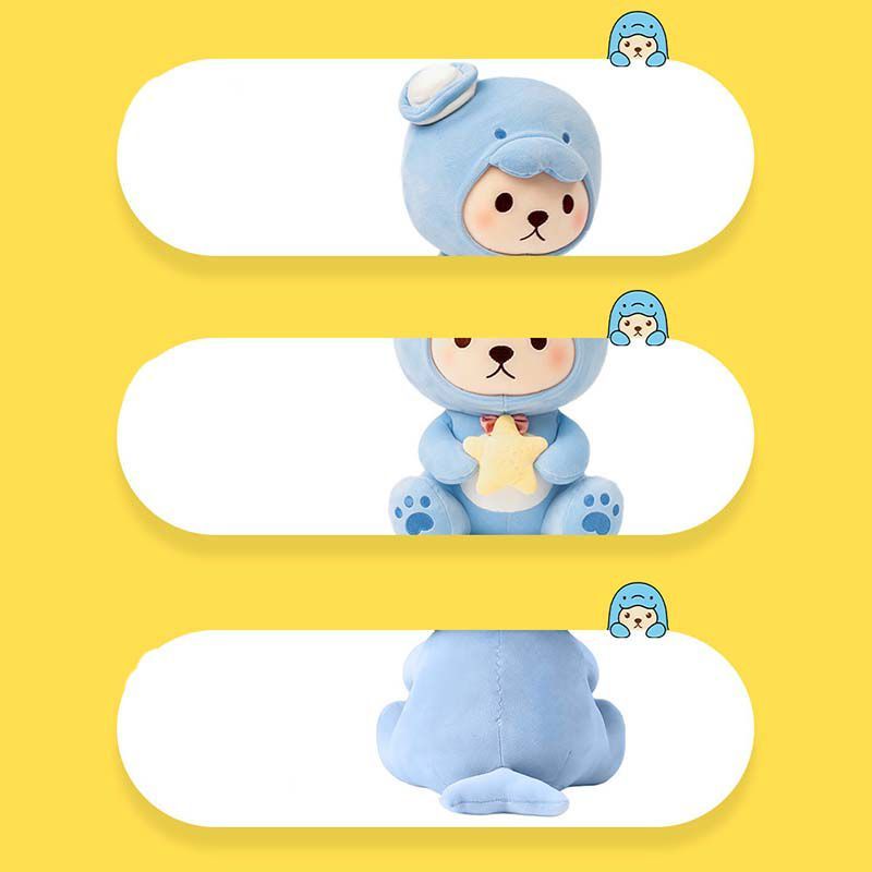 Collezione di orsi Adorabile orsetto di peluche della serie Ocean per un comfort accogliente_voghion.com