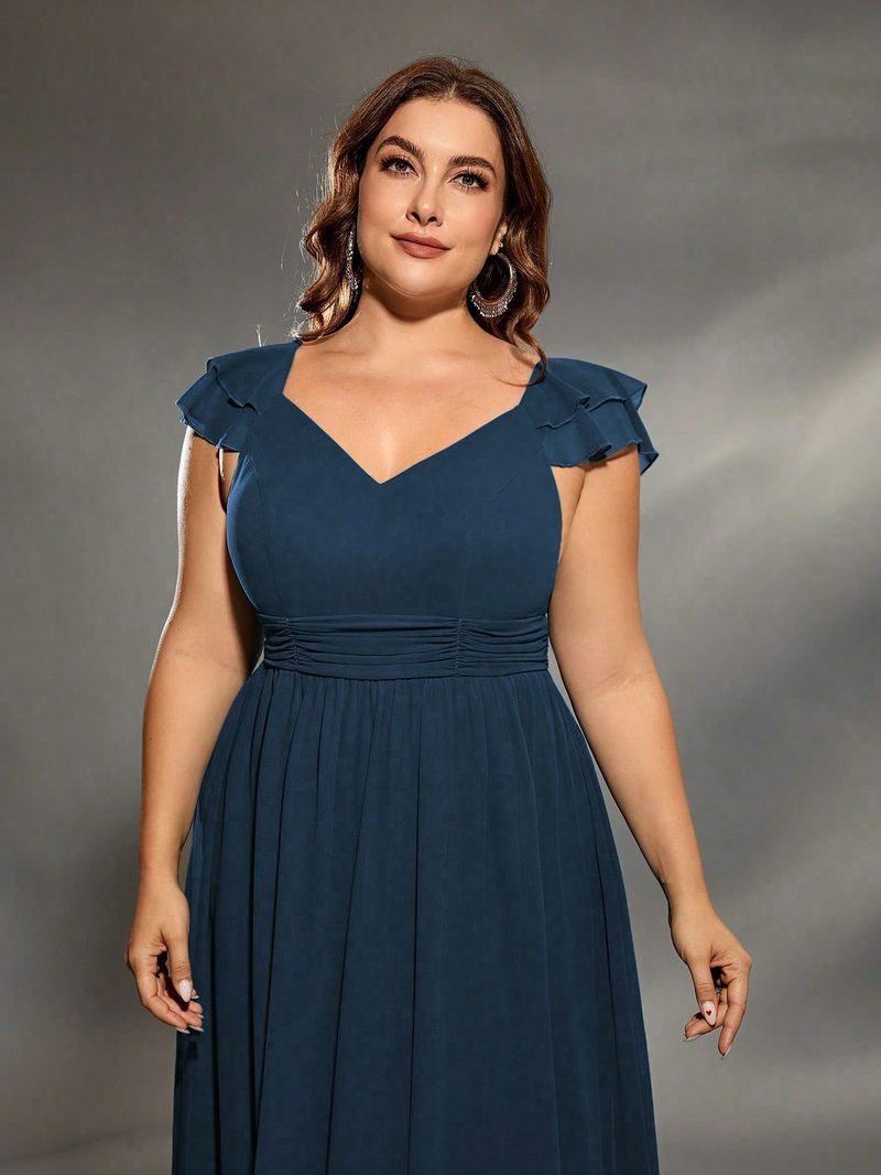 Elegantes Umstandsabendkleid für Damen – langärmliges, schulterfreies Abendkleid für Schwangere, Büro- und Partykleidung_voghion.com