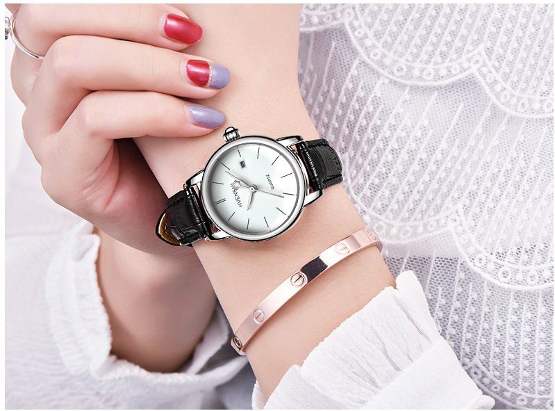 Men's Waterproof Fashion Women's Watch New Student Korean Edition Simple and Trendy True Belt Quartz Couple_voghion.com