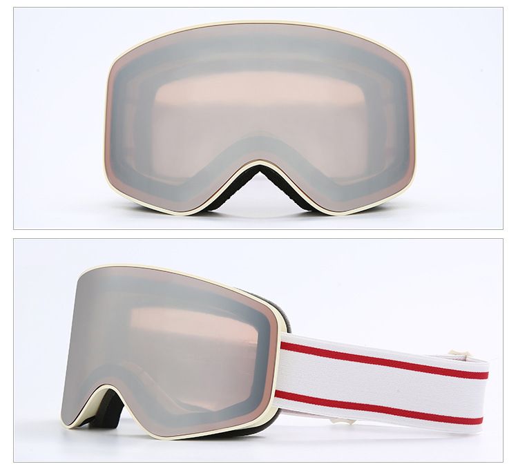 Ski Snowboard Goggles Dame Menn Ski Brillemaske UV 400 Snøbeskyttelse over briller Voksen nti-fog Cydrical_voghion.com