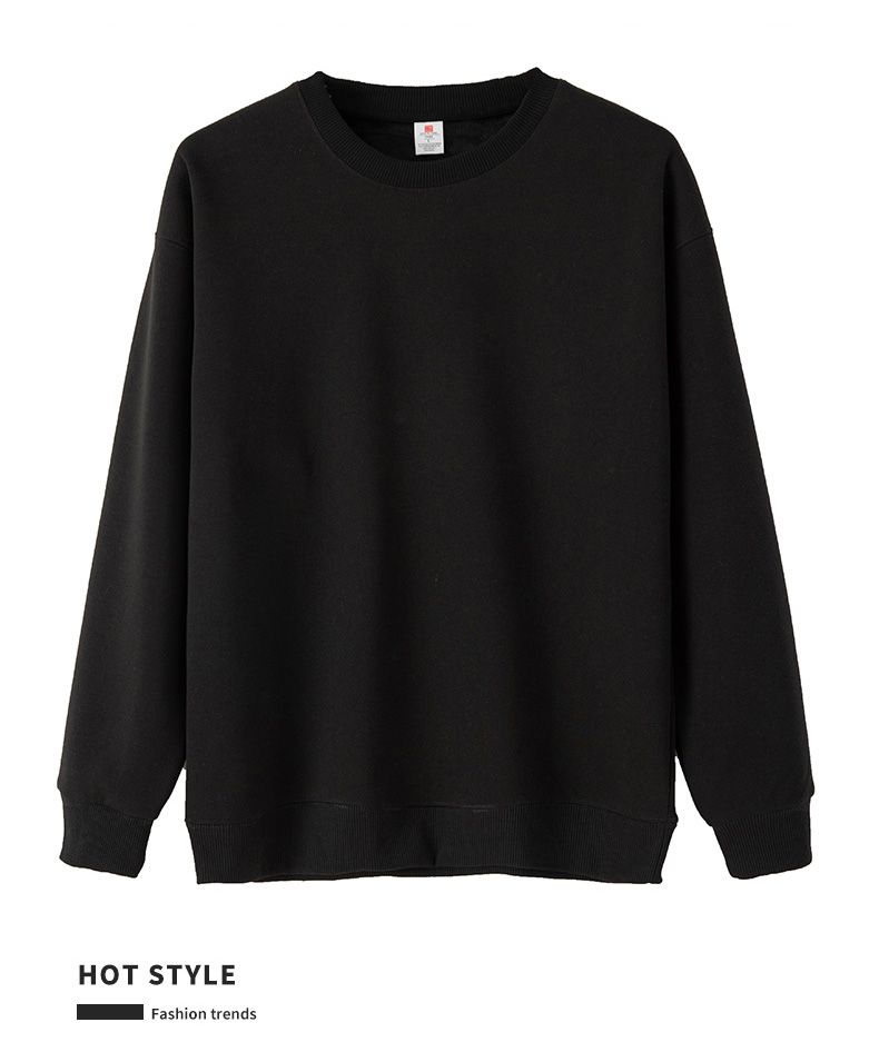 Felpa con cappuccio girocollo semplice e versatile in cotone super morbido autunno inverno 2024 per uomo e donna_voghion.com