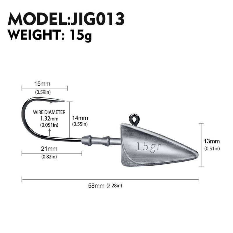 Long Casting Lure Anti-Hooking Original Color Fish Lead Head 7g-35g Soft Worm Weighted Root Fishing Hook_voghion.com