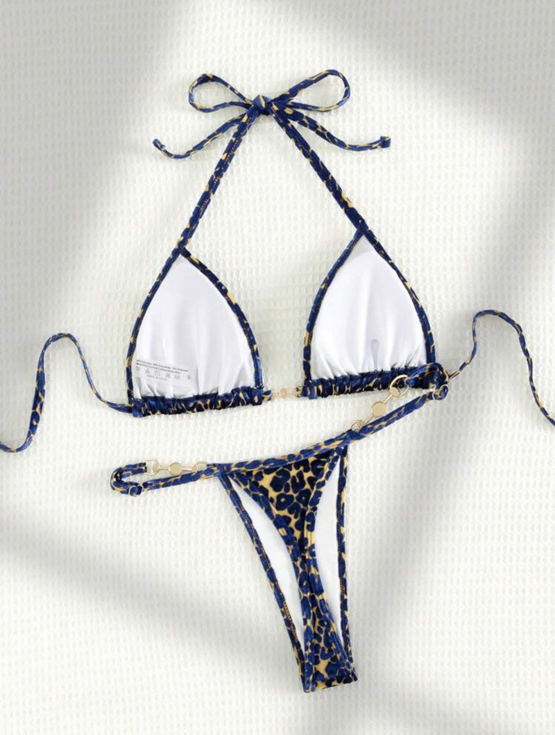 Maillot de bain sexy en forme de T, imprimé léopard, tissu spécial, bikini, bikini_voghion.com