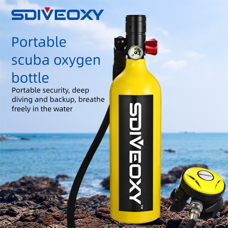 Attrezzatura per il nuoto Scuba SDIVEOXY, bombola per immersioni, piccolo contenitore di ossigeno_voghion.com