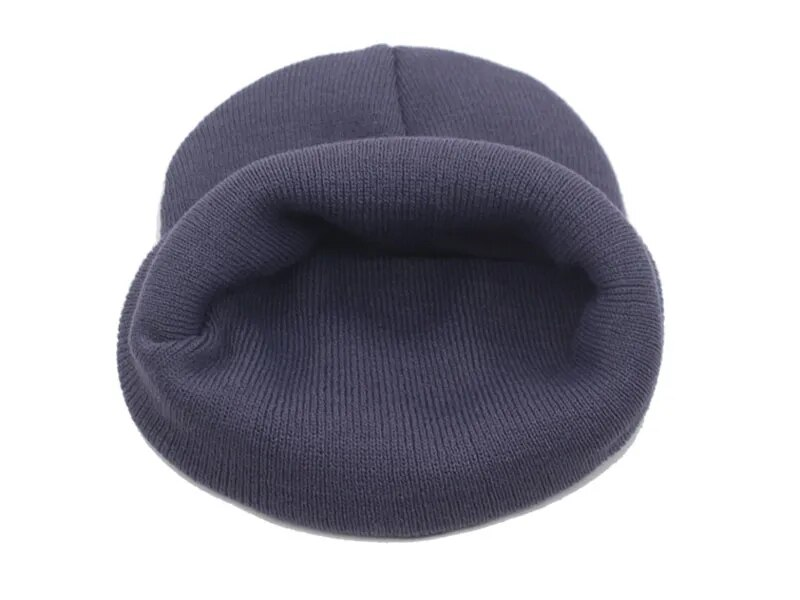 Solido lavorato a maglia per cappelli Skullies Cappello da donna autunno Beanie Gorro Warm Skull Hood Cappello invernale da uomo_voghion.com