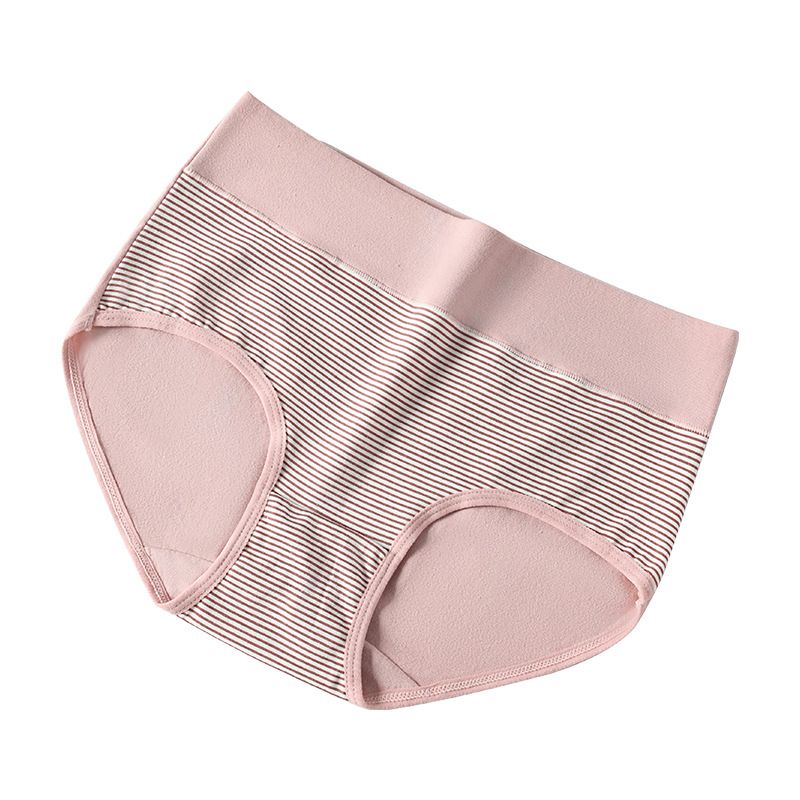 2025e 7A Antibacterial Crotch Underwear Girls, Printed High Waist Tummy Control Seamless Cotton Panties For Plus Size Women_voghion.com