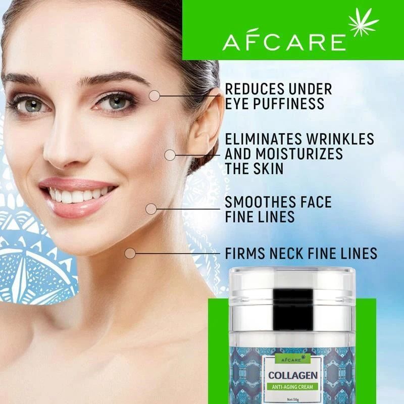 Creme facial de colágeno Hidratante e hidratante Cuidados com a pele Creme removedor de rugas e rejuvenescedor_voghion.com