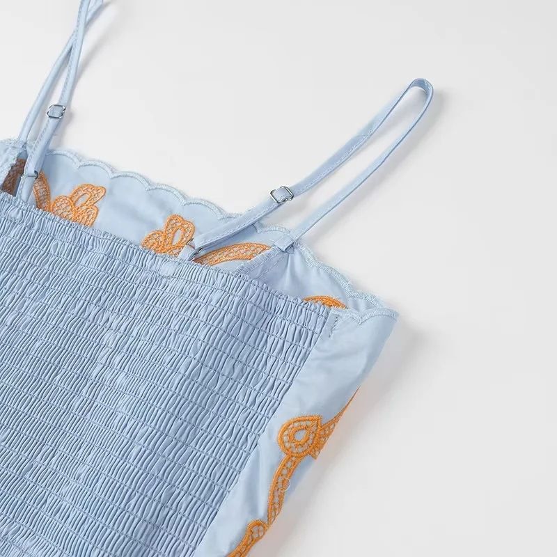 Women's INS Embroidered Strap Set_voghion.com