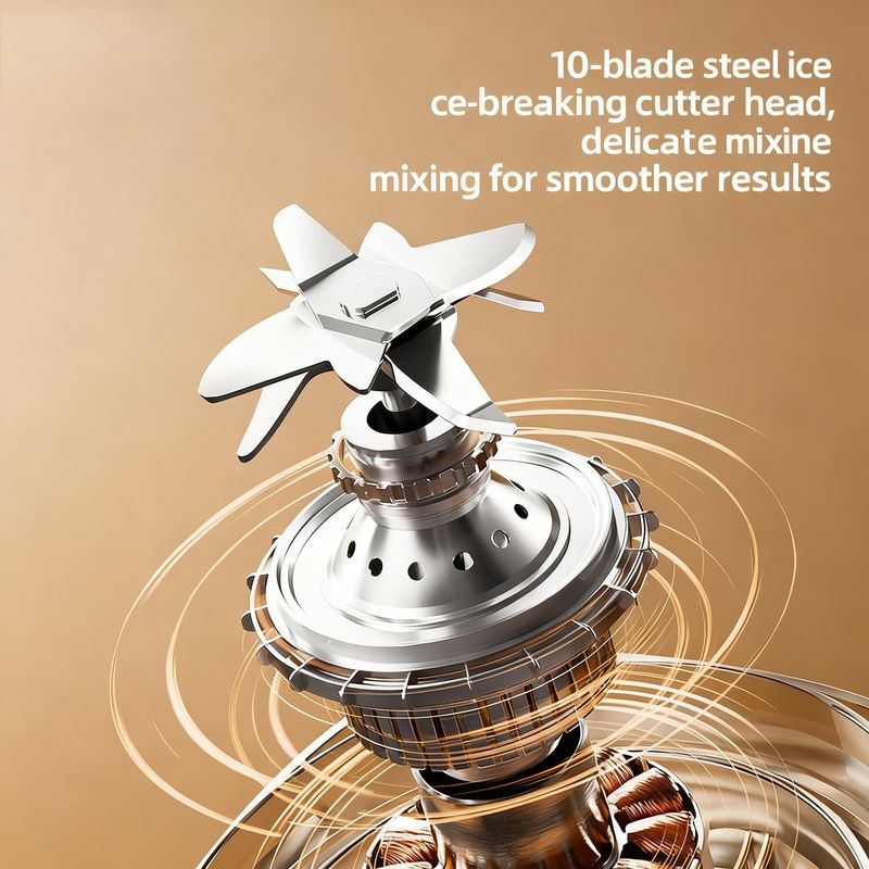 Tragbarer Mini-Entsafter mit Tragegurt und hitzebeständigem Deckel, Obst- und Gemüseentsafter, Trinkbecher mit Strohhalm, Smoothie-Maker für Zuhause, Büro, Camping und Sport_voghion.com