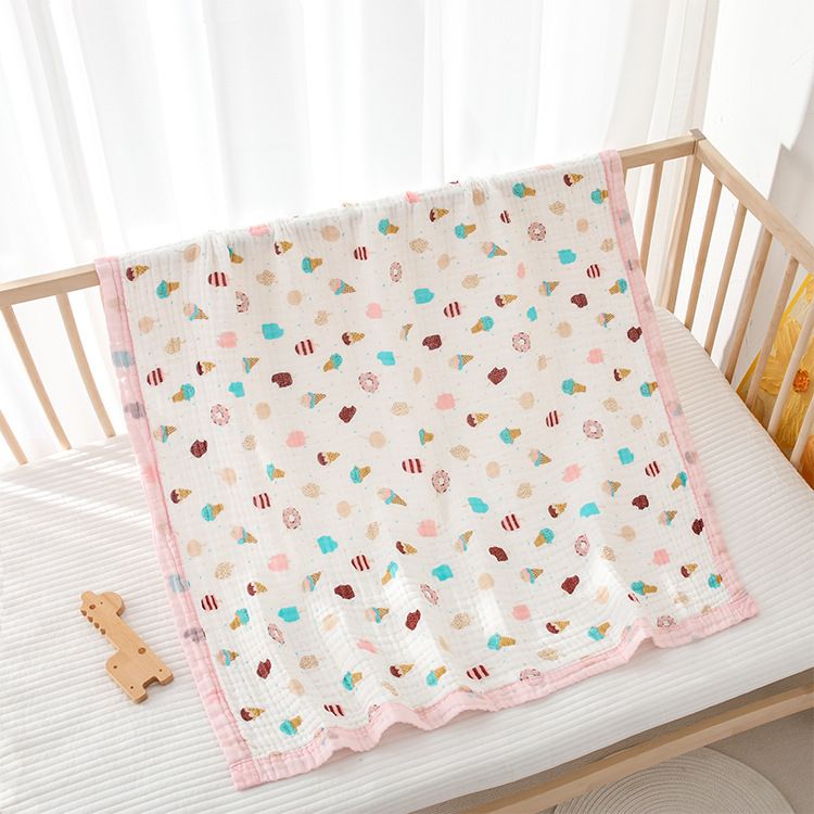 Baby Quilt Cotton Six-Layer Gauze Bath Towel Newborn Aa Class Single Bag Towel Blanket for Newborn Baby_voghion.com