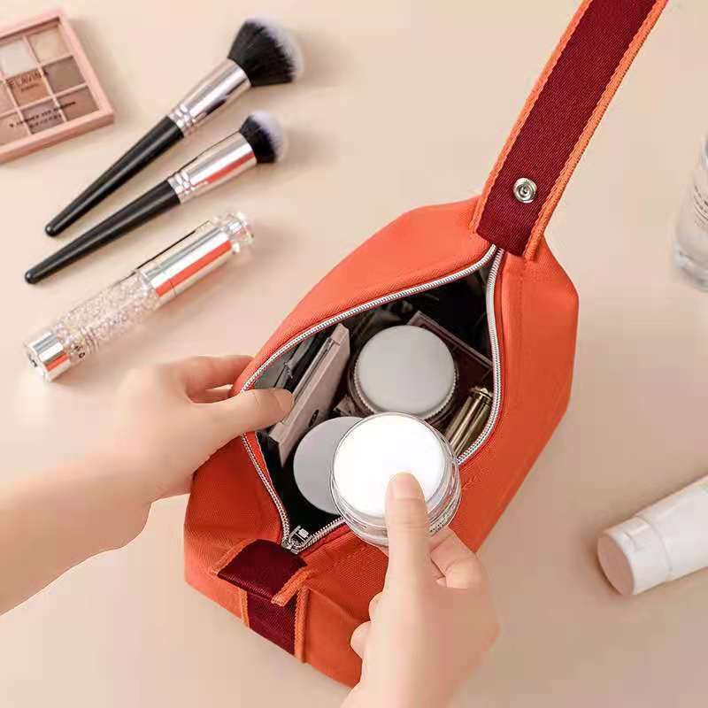 Neue Make-up-Tasche aus Canvas, hochwertige Aufbewahrungstasche für den Innentank und Make-up, Aufbewahrungstasche für Reise-Make-up_voghion.com